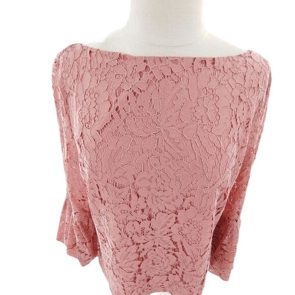 Laundry lace top with bell sleeves size small - Picture 5 of 15